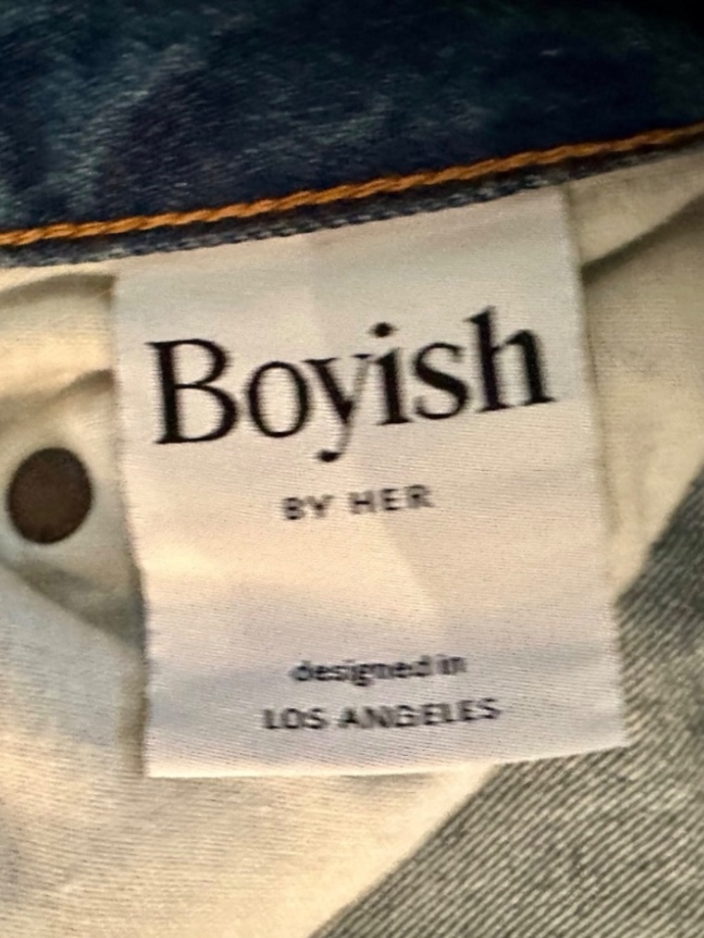 BOYISH Billy High Waist Slim Straight Jeans in Easy Rider | Size 27 | Distressed - Picture 8 of 10